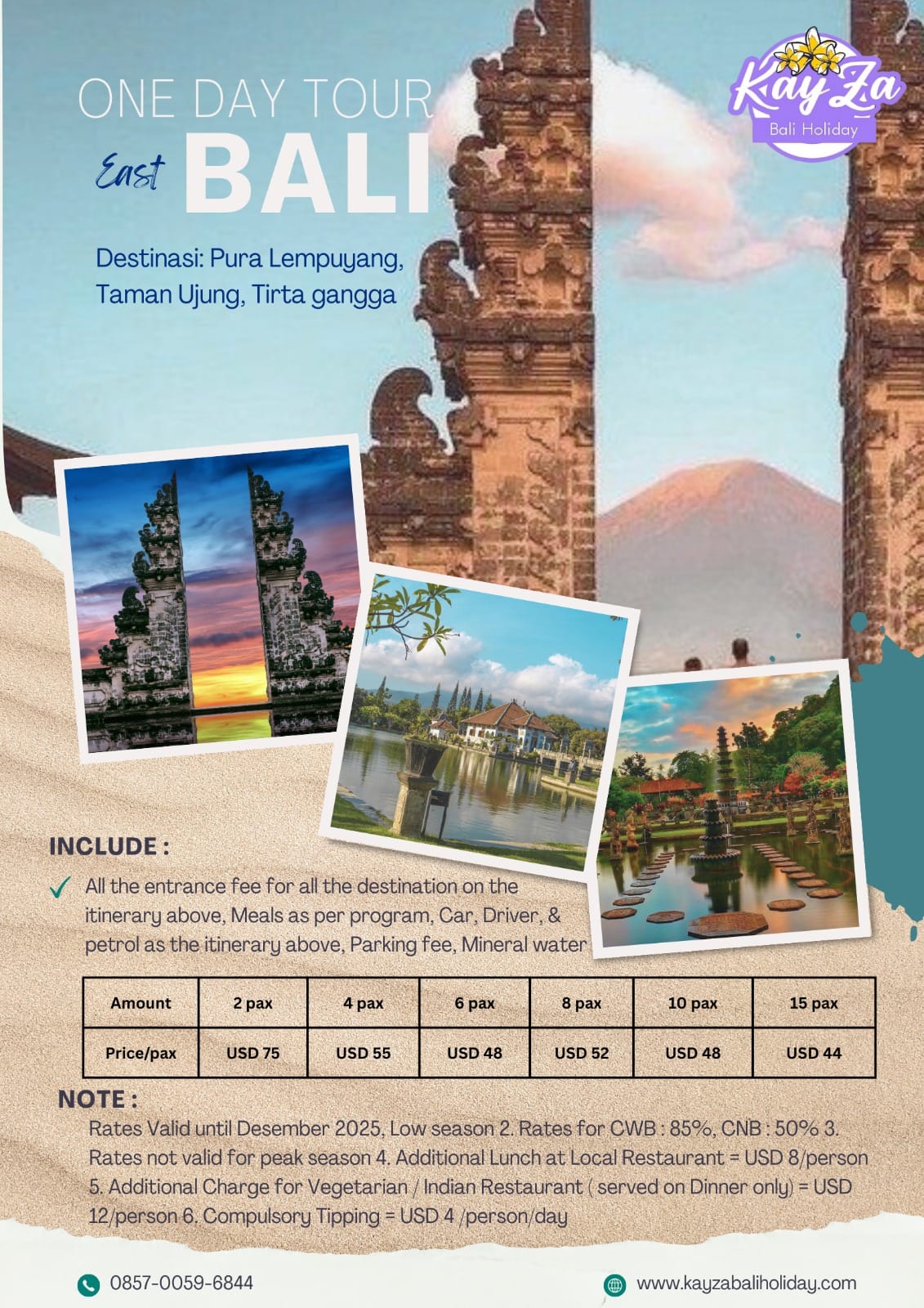 ONE DAY EAST BALI